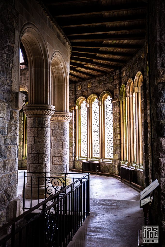 Bruces Chapel in der St. Conan's Kirk Kirche in Lochawe
Schottland - September 2020