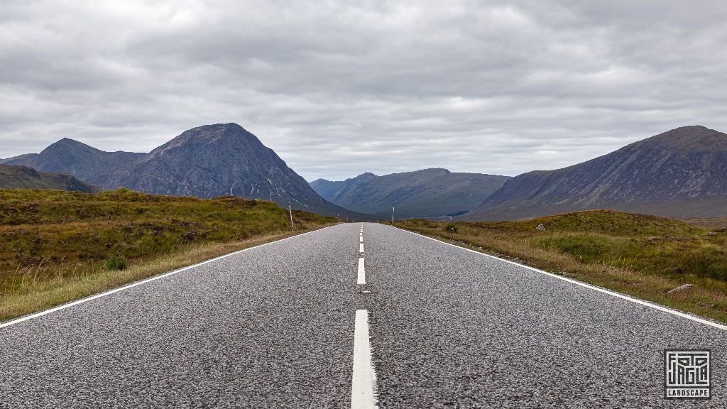 Sicht auf Glencoe Mountain von der A82
Schottland - September 2020