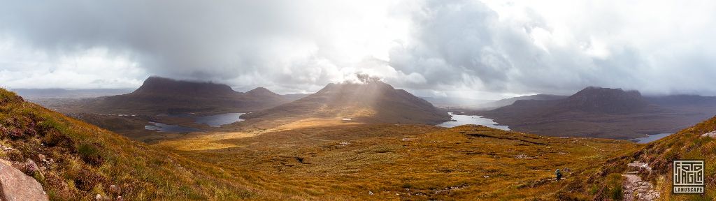 Ausblick vom Stac Pollaidh in den Highlands
Schottland - September 2020
