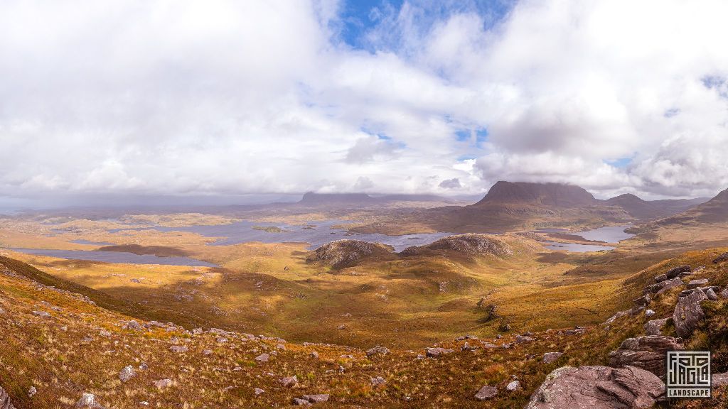 Ausblick vom Stac Pollaidh in den Highlands
Schottland - September 2020