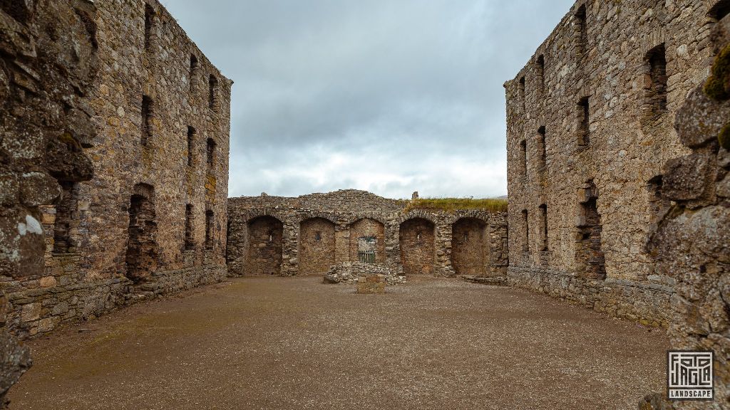 Ruthven Barracks bei Ruthven in Badenoch
Schottland - September 2020