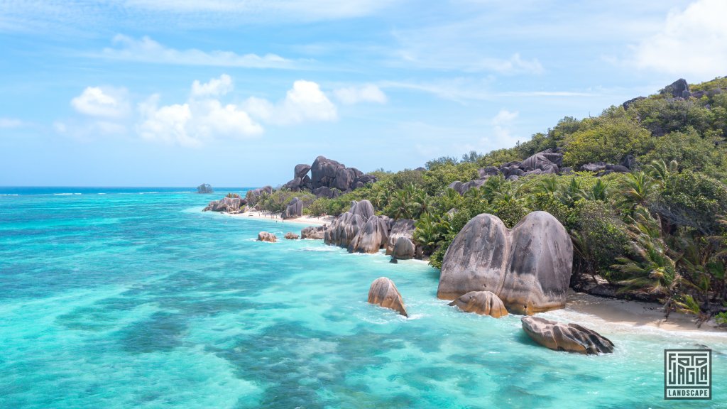 Der Traumstrand Anse Source d'Argent
La Digue, Seychellen 2021