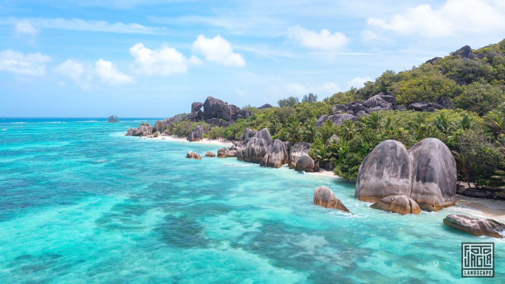 Der Traumstrand Anse Source d'Argent
La Digue, Seychellen 2021