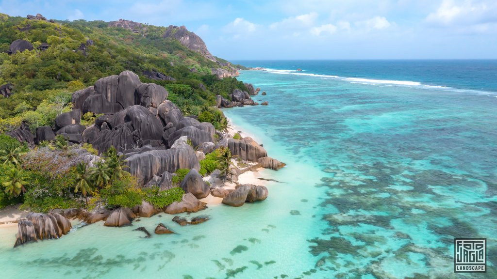 Der Traumstrand Anse Source d'Argent
La Digue, Seychellen 2021