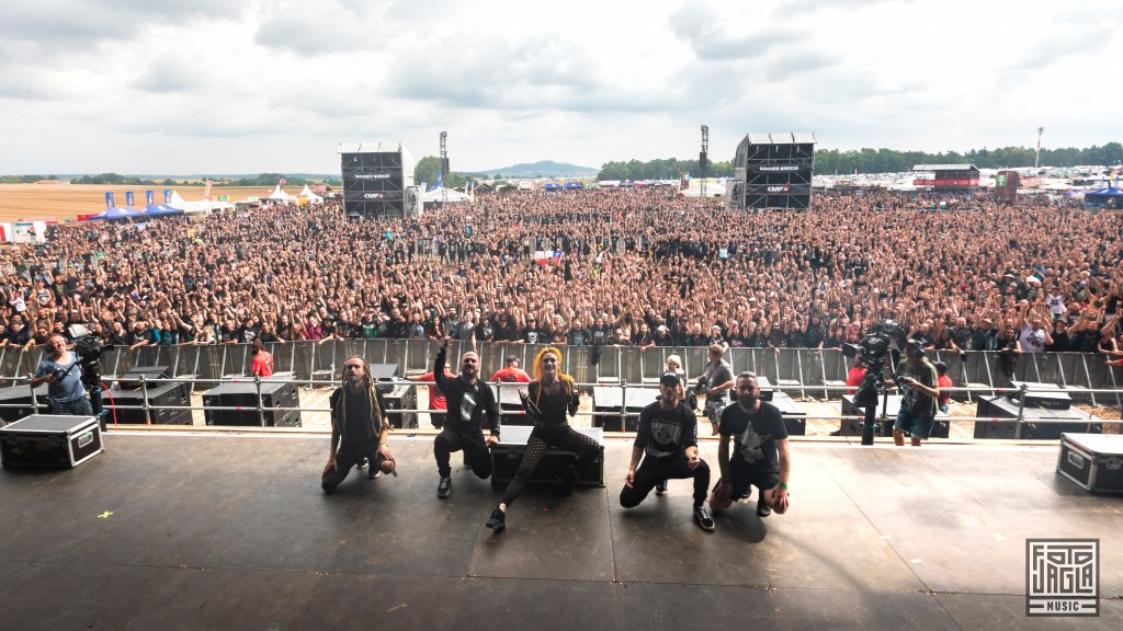 Abschlussfoto von Infected Rain
Summer Breeze Open Air (SBOA) 2022 - Main Stage
Dinkelsbhl