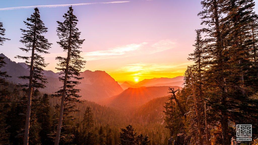 Inspiration Point zum Sonnenuntergang
Mount Rainier National Park
Washington 2022
