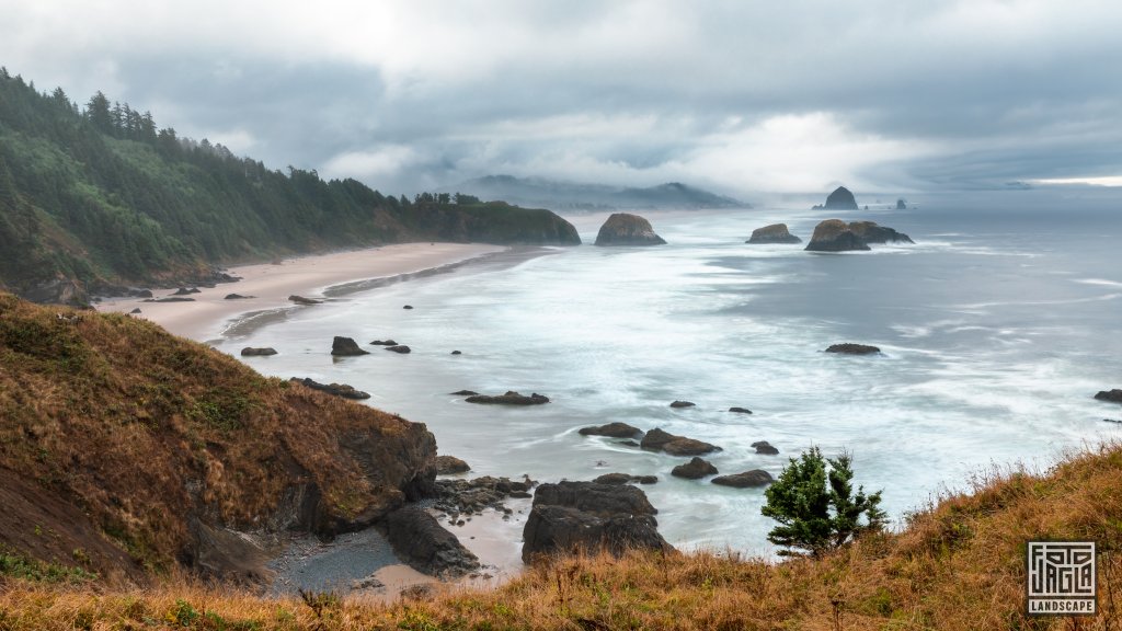 Ecola Point Viewpoint im Ecola State Park
Blick auf den Crescent Beach
Oregon 2022