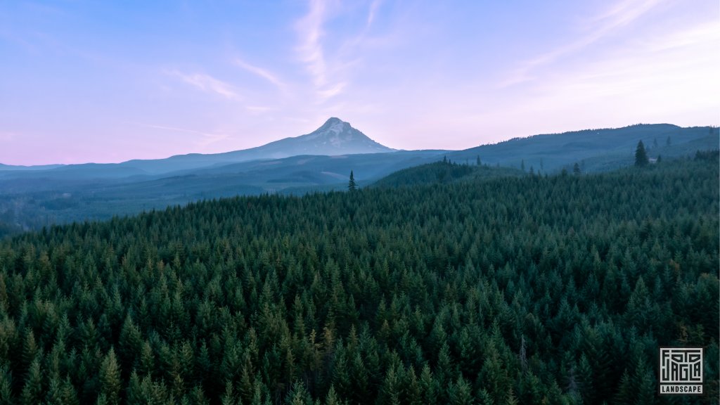 Drohnenaufnahme vom Mount Hood
Mt Hood National Forest
Oregon 2022