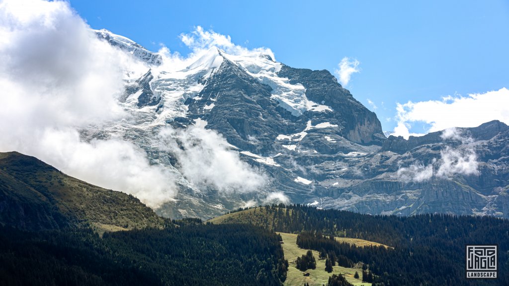 Aussicht von Wengen auf den Jungfraujoch
Schweiz