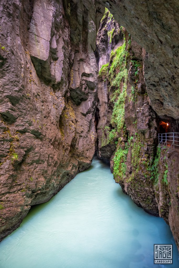 Aareschlucht in der Schweiz