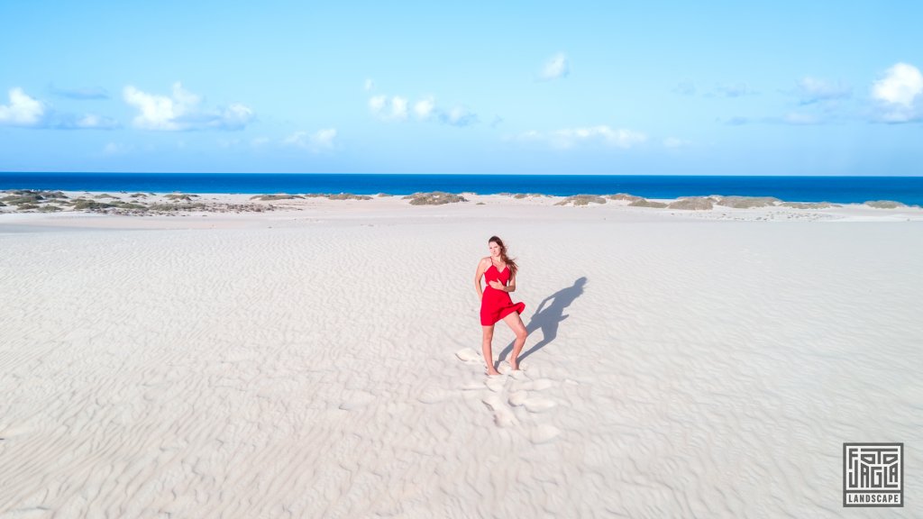 Drohnenaufnahme in den Dnen von Corralejo
Fuerteventura, Spanien 2023