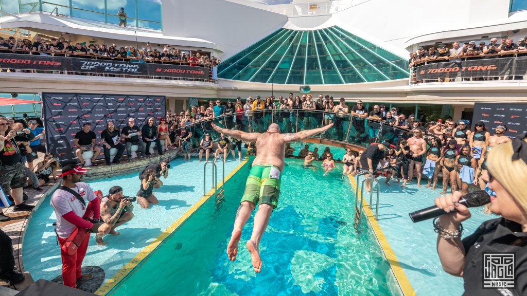 Belly Flop Contest
Day 4 - Pool Deck
70000 Tons of Metal 2024