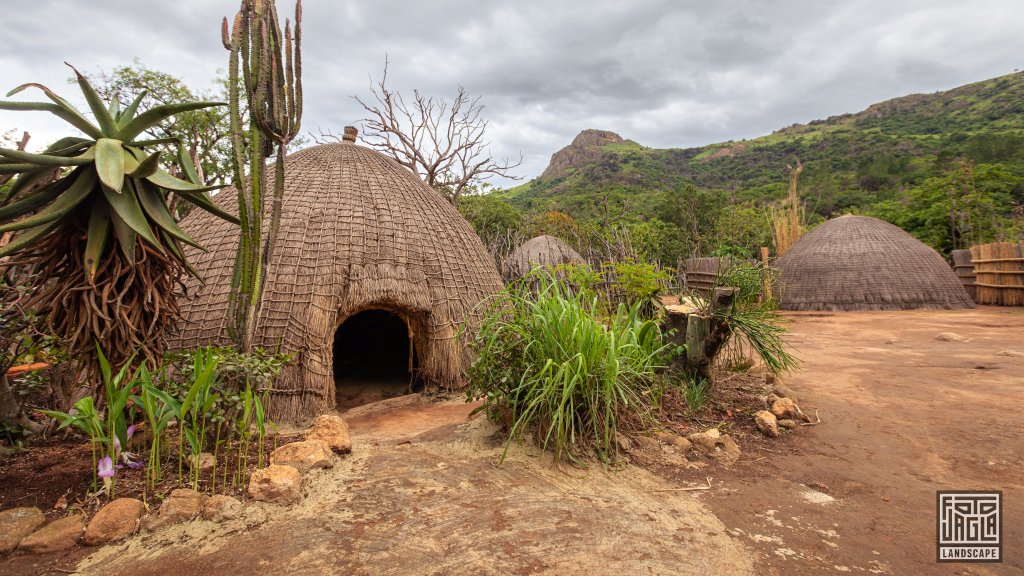 Mantenga Nature Reserve and Cultural Village
Ein authentisch nachgebautes Swazi-Dorf
Knigreich Eswatini