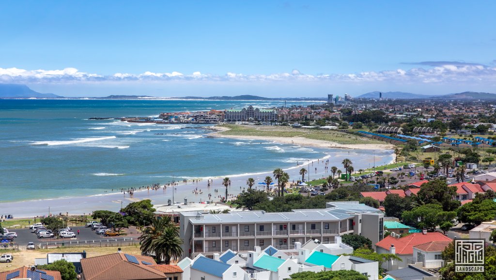 Blick auf die Stadt und den Strand
Gordens Bay
Sdafrika