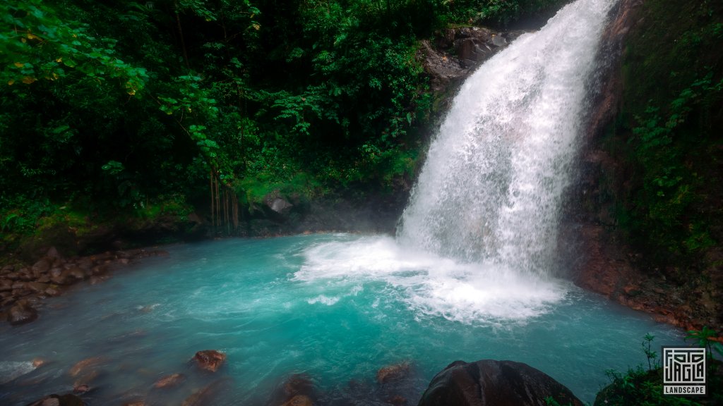 Catarata la Celestial Wasserfall
In der N�he von Bajos del Toro
Costa Rica