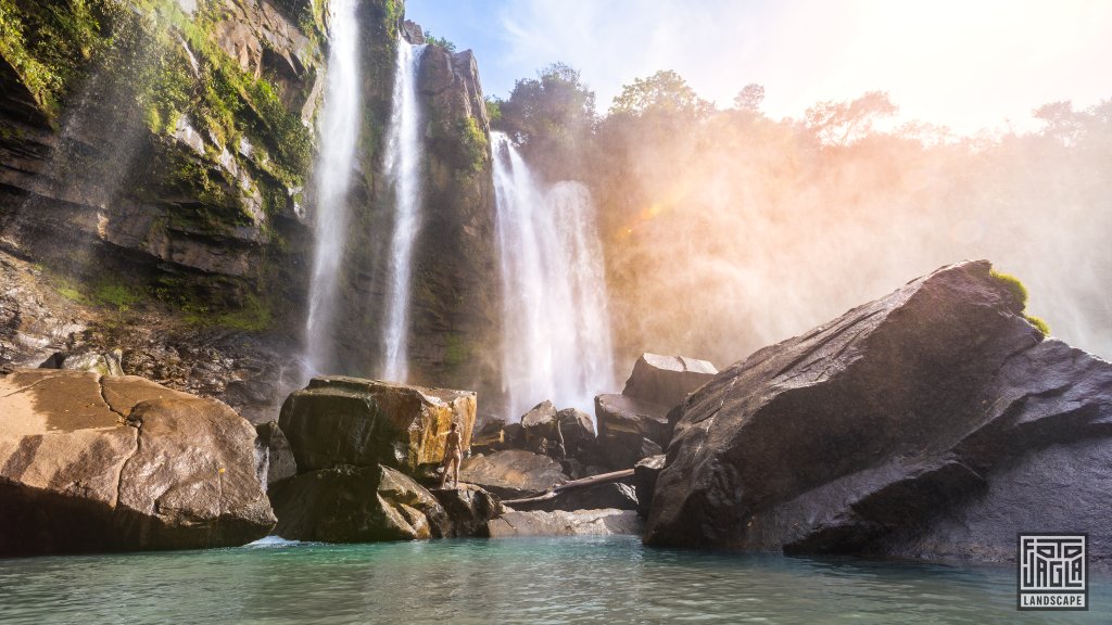 Nauyaca Falls am Fluss R�o Bar�
Wasserf�lle in der N�he von Dominical
Costa Rica