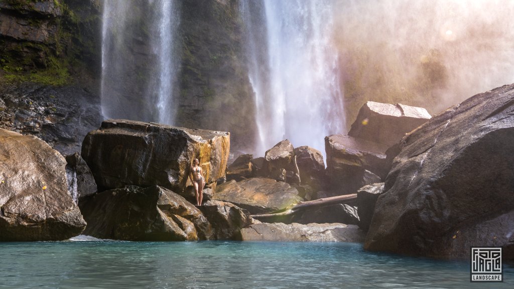Nauyaca Falls am Fluss R�o Bar�
Wasserf�lle in der N�he von Dominical
Costa Rica