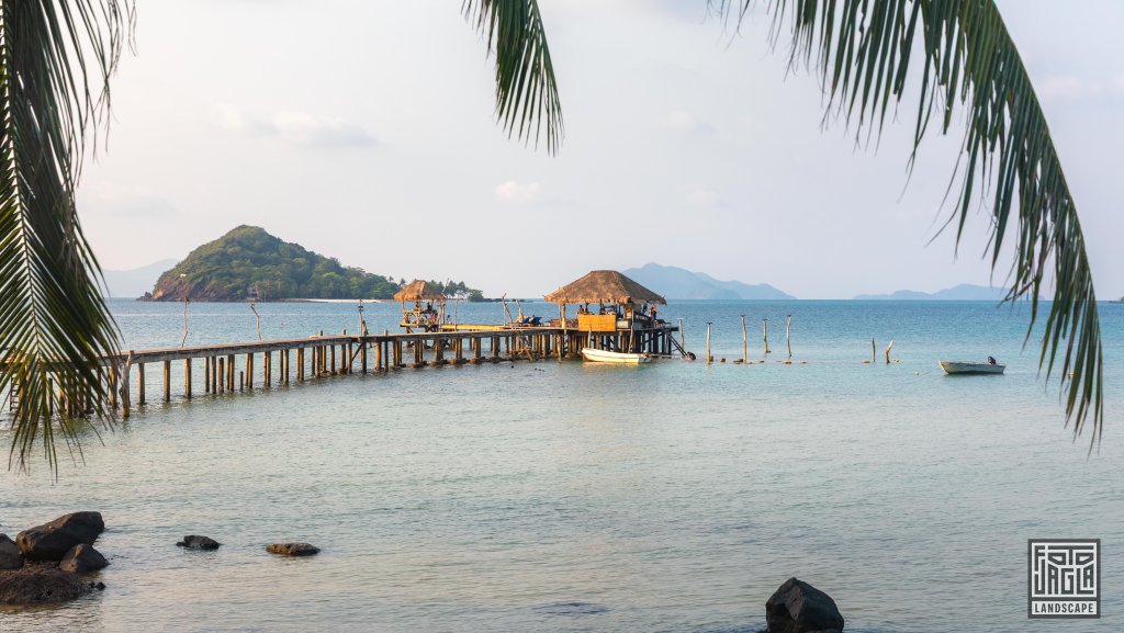 Die Blue Perl Bar bei Abendsonne
Landschaftsfotografie auf der Insel Insel Ko Mak
Thailand