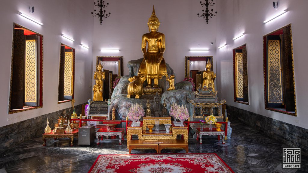 Buddah Statuen
Tempel Wat Pho
Hauptstadt Bangkok, Thailand