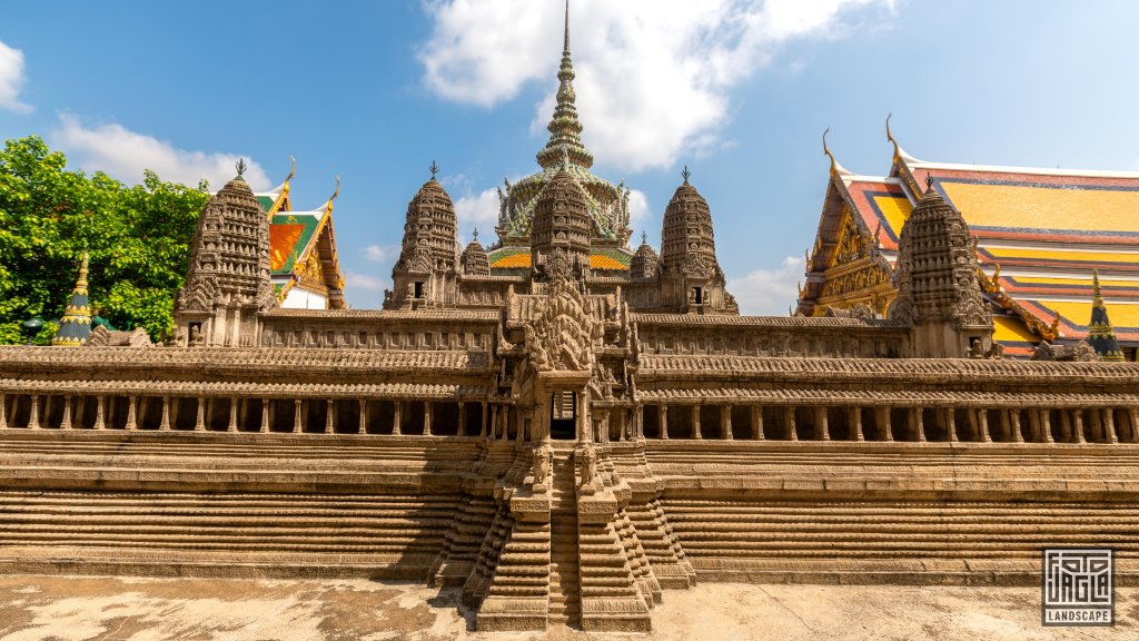 Wunderschöne Tempelanlage
Tempel Wat Phra Kaeo
Hauptstadt Bangkok, Thailand