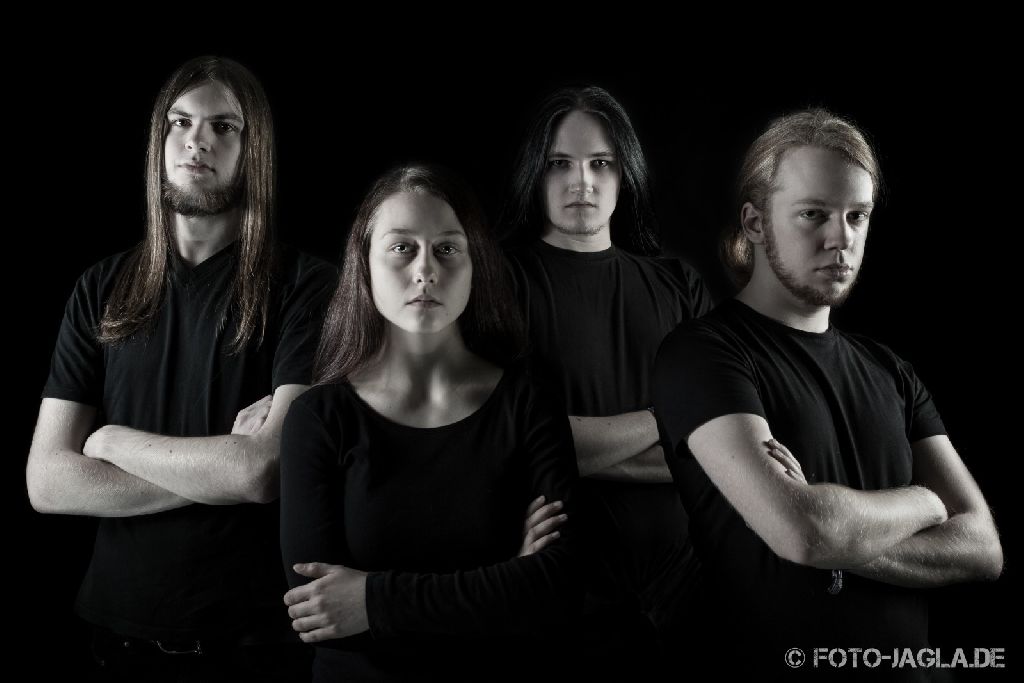 Fotoshooting mit der Band Abyss Within