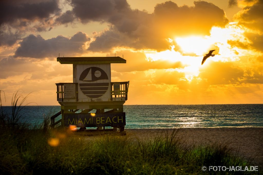 Sonnenaufgang South Beach Miami, Florida