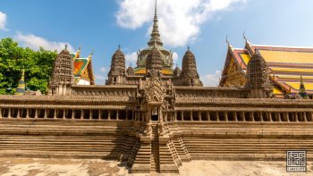 Wunderschöne Tempelanlage
Tempel Wat Phra Kaeo
Hauptstadt Bangkok, Thailand
