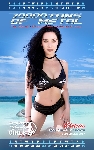 70000 Tons of Metal Poolgirl Mobile Calendar September 2017 of Model Christie @ Labadee, Haiti
