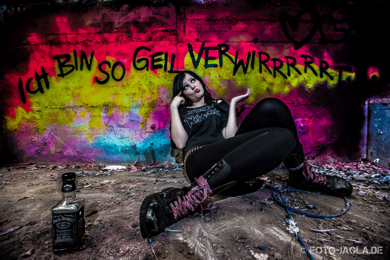 Lost Place Shooting mit Frida