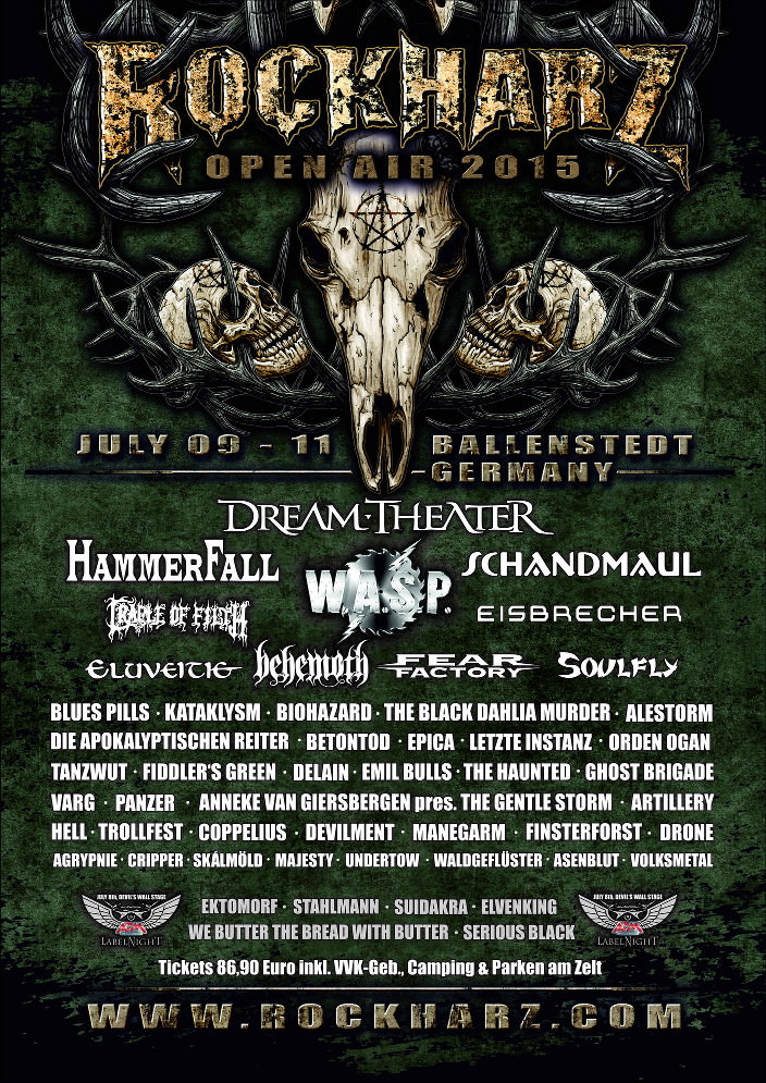 Rockharz 2015 Festival Flyer