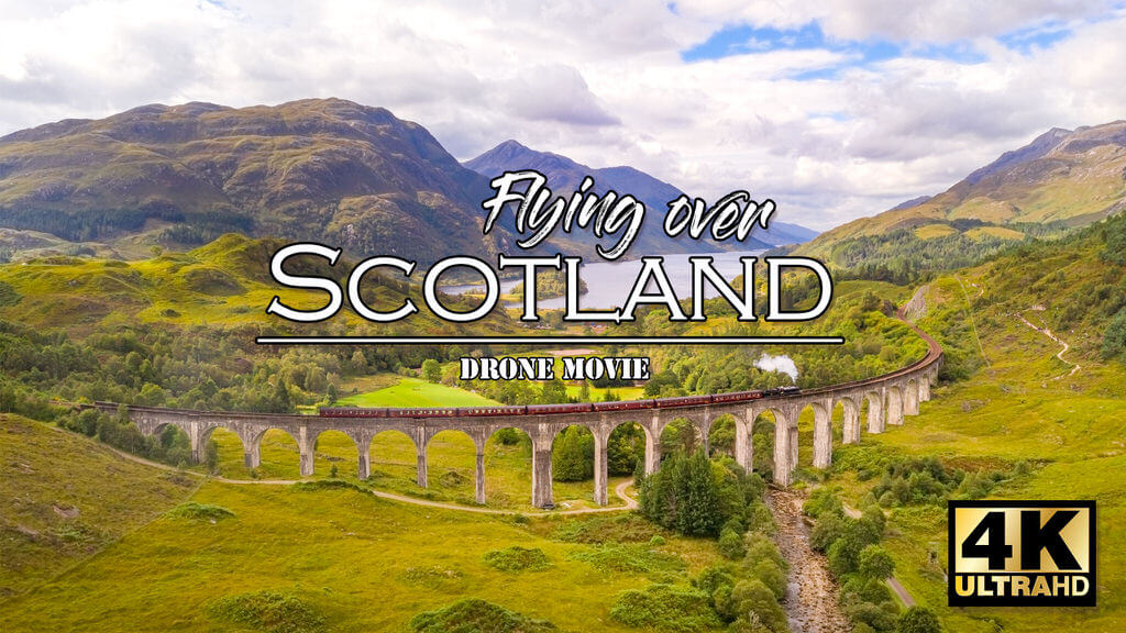 Drohnenvideo aus Schottland - Die Highlands aus der Luft