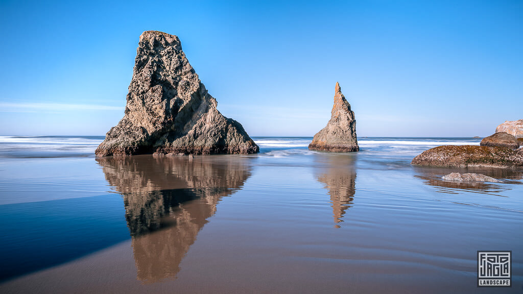 US Westküste in Oregon - Wizard Hat am Bandon Beach
