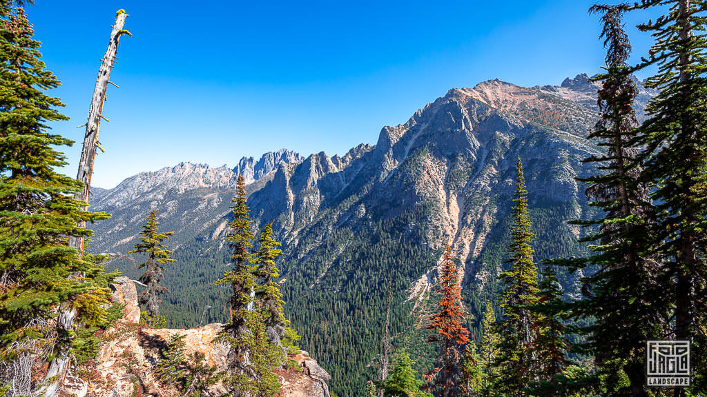 Washington Pass Observation Site in der Nähe der North Cascades