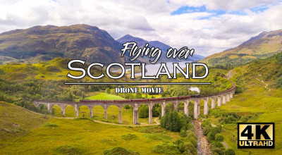 Drohnenvideo aus Schottland - Die Highlands aus der Luft